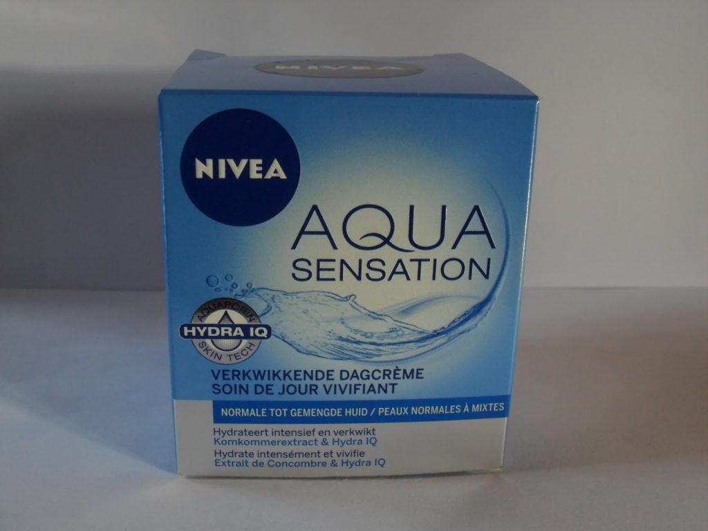 nivea aqua sensation verkwikkende dagcreme