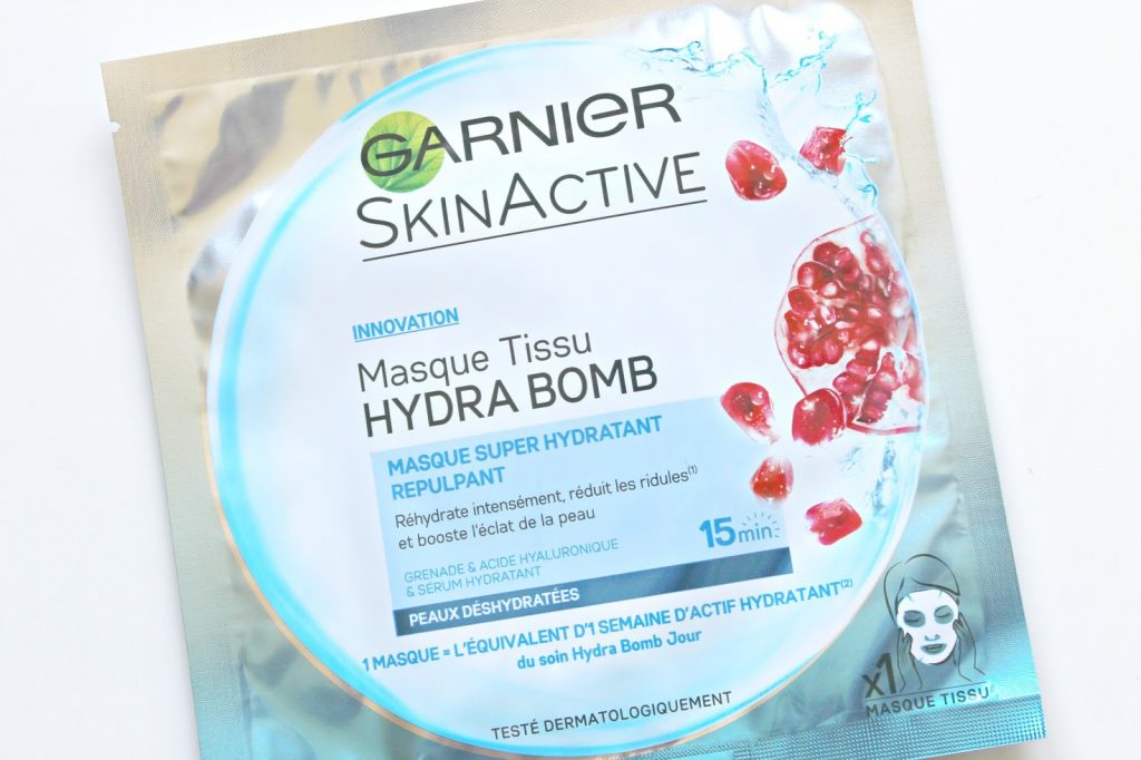 garnier skinactive hydra bomb tissue masker