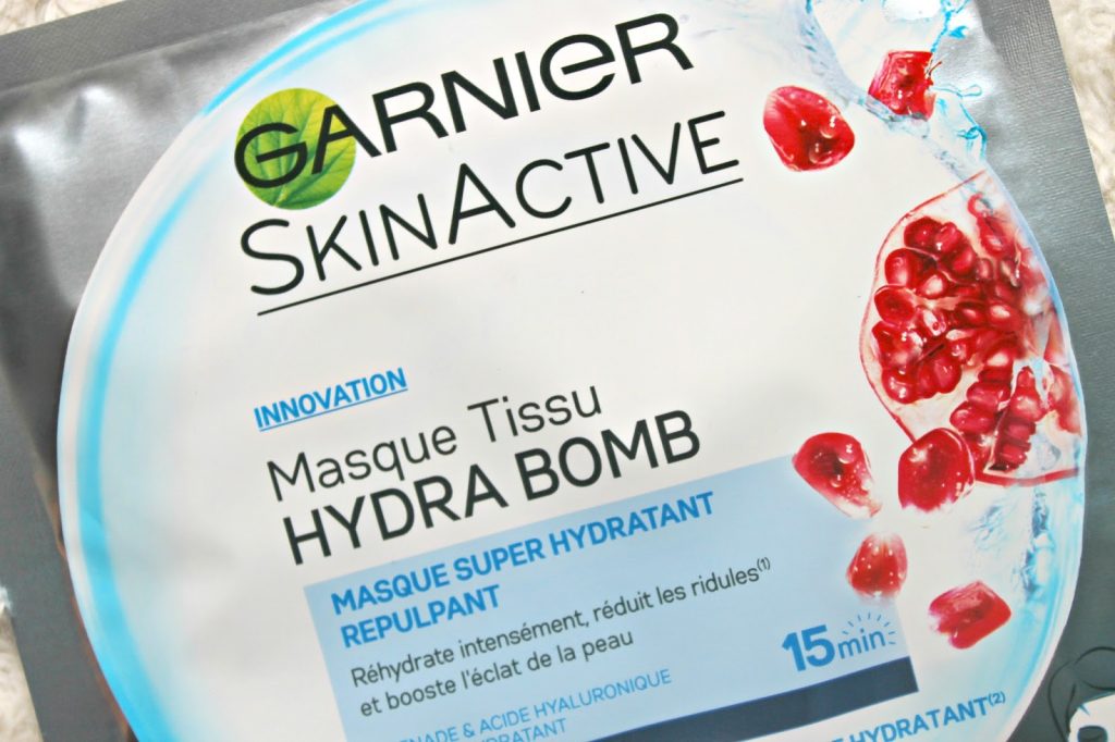 review garnier skinactive hydra bomb tissue masker