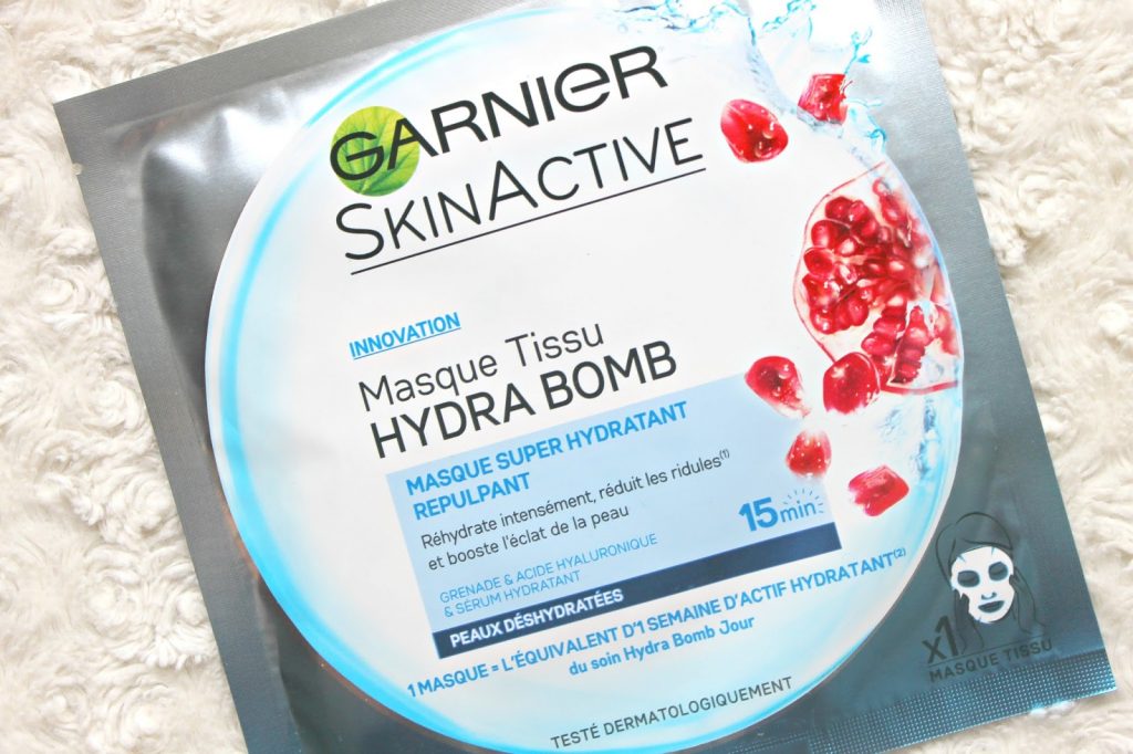 review garnier skinactive hydra bomb tissue masker