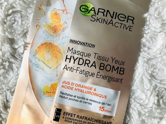 Ongeldig fles Vijf Review: Garnier SkinActive Hydra Bomb Anti-Fatigue Oogmasker - Vanessablogt