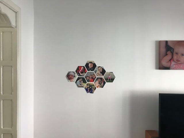 Onze Nieuwe Hexagon Fotocollage Vanessablogt