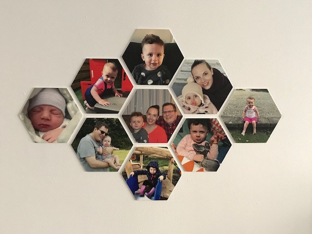 hexagon fotocollage