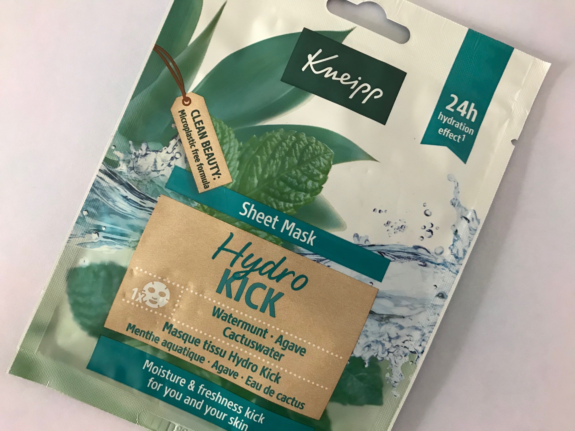 kneipp hydro kick sheet mask