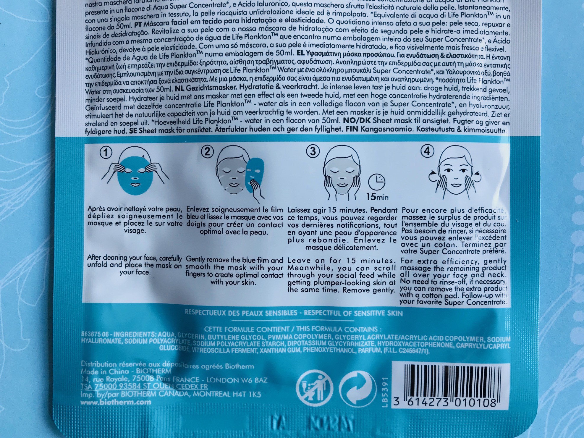 biotherm aqua bounce mask