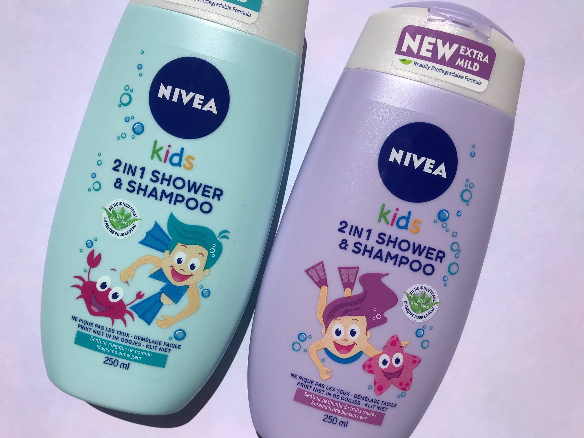 nivea kids 2-in-1 shower shampoo