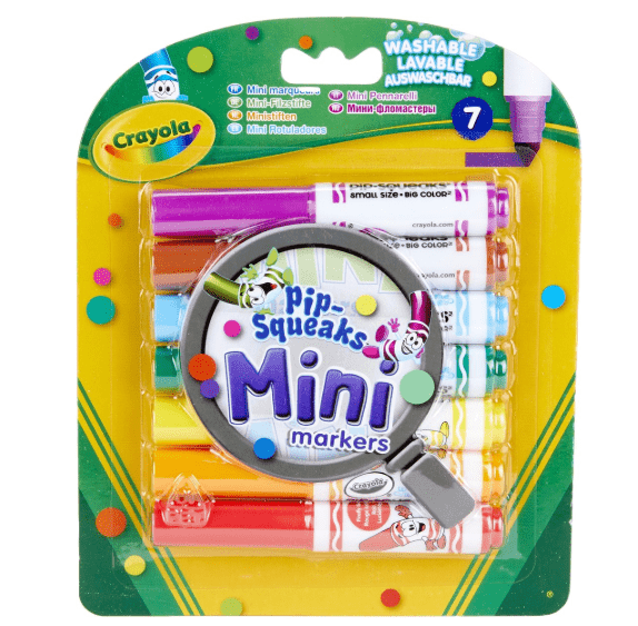 crayola 7 mini afwasbare stiften