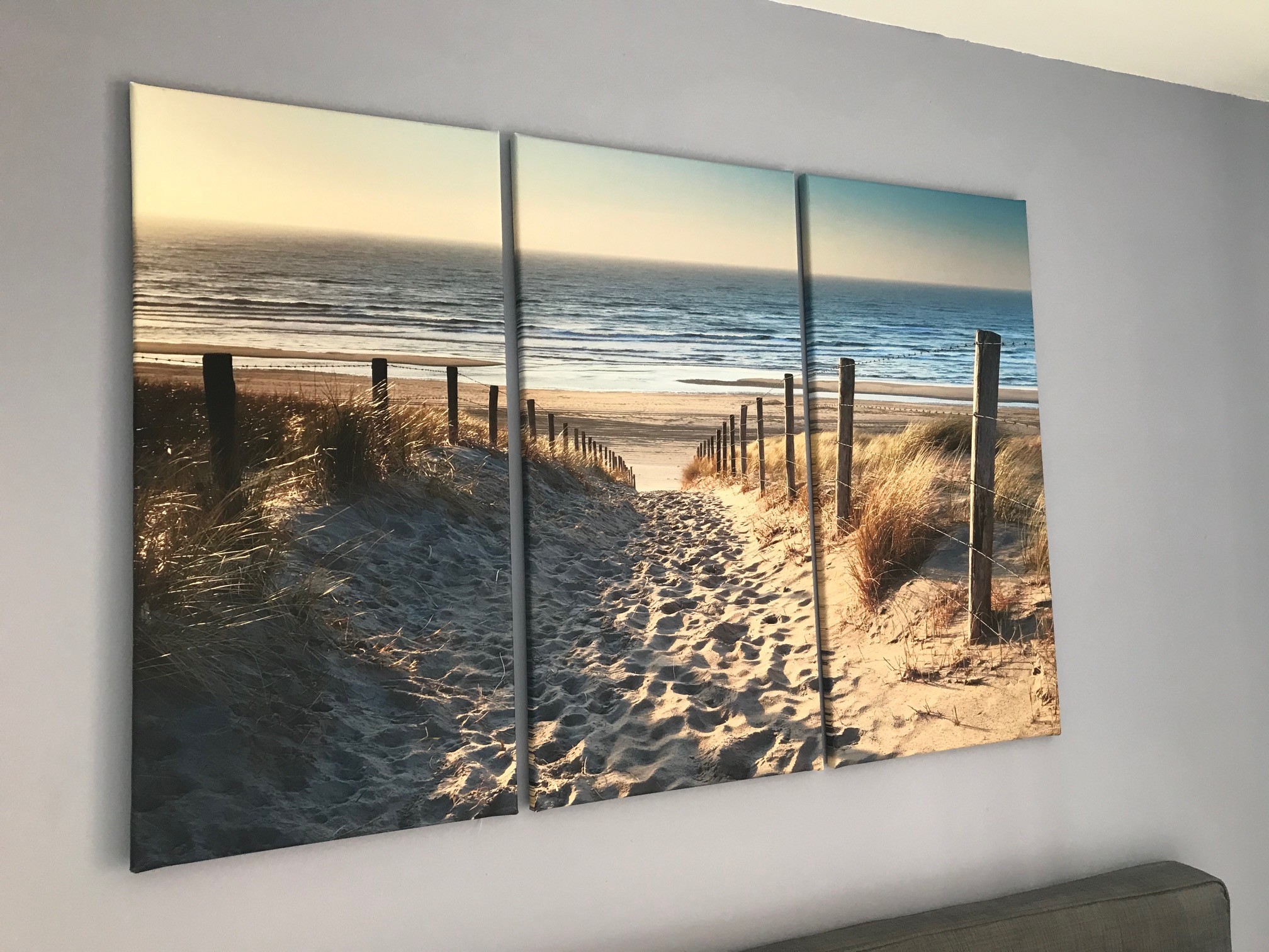 Beweegt niet snor rook Meerluik canvas boven ons bed + kortingscode! - Vanessablogt