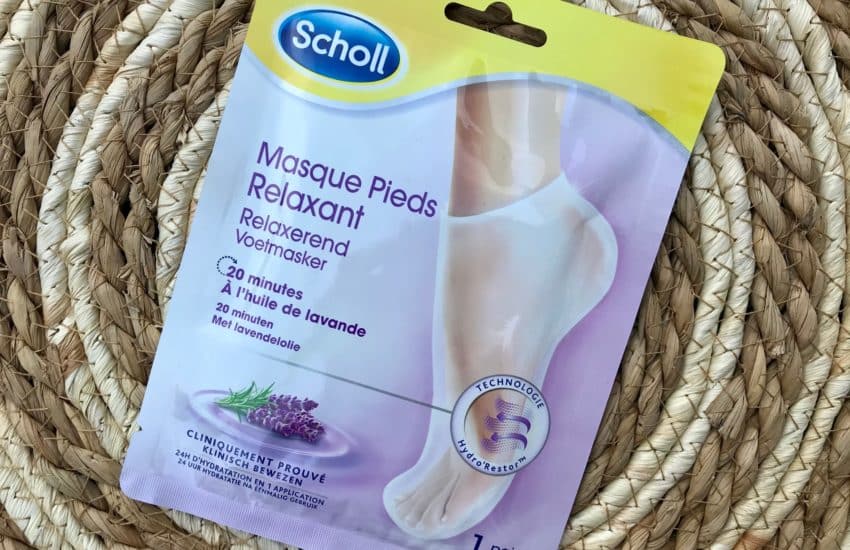 scholl relaxerend voetmasker lavendel