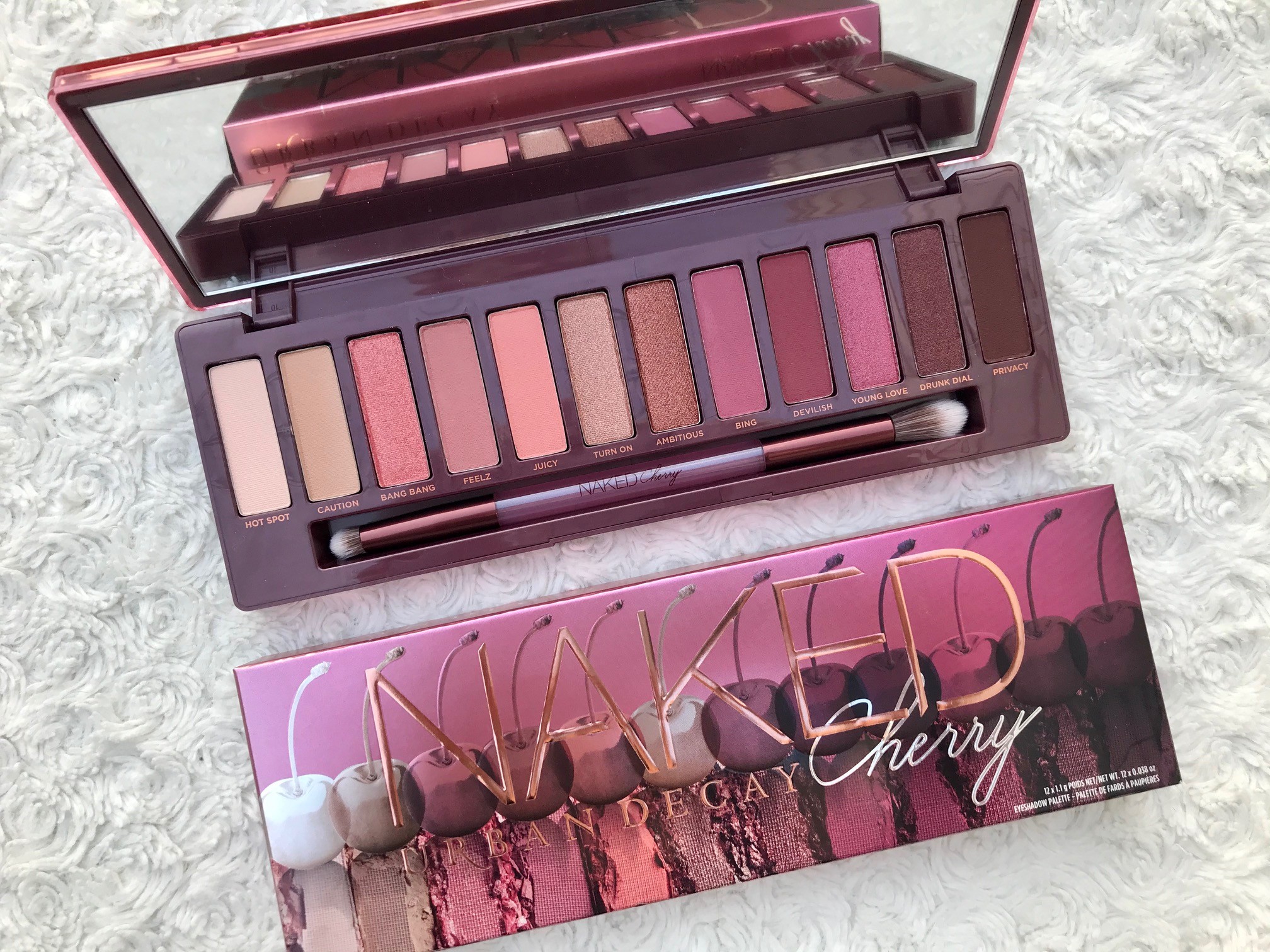 urban decay naked cherry oogschaduw palette