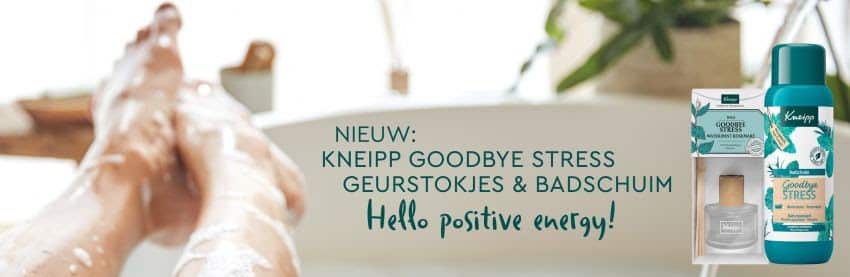 kneipp goodbye stress badschuim geurstokjes