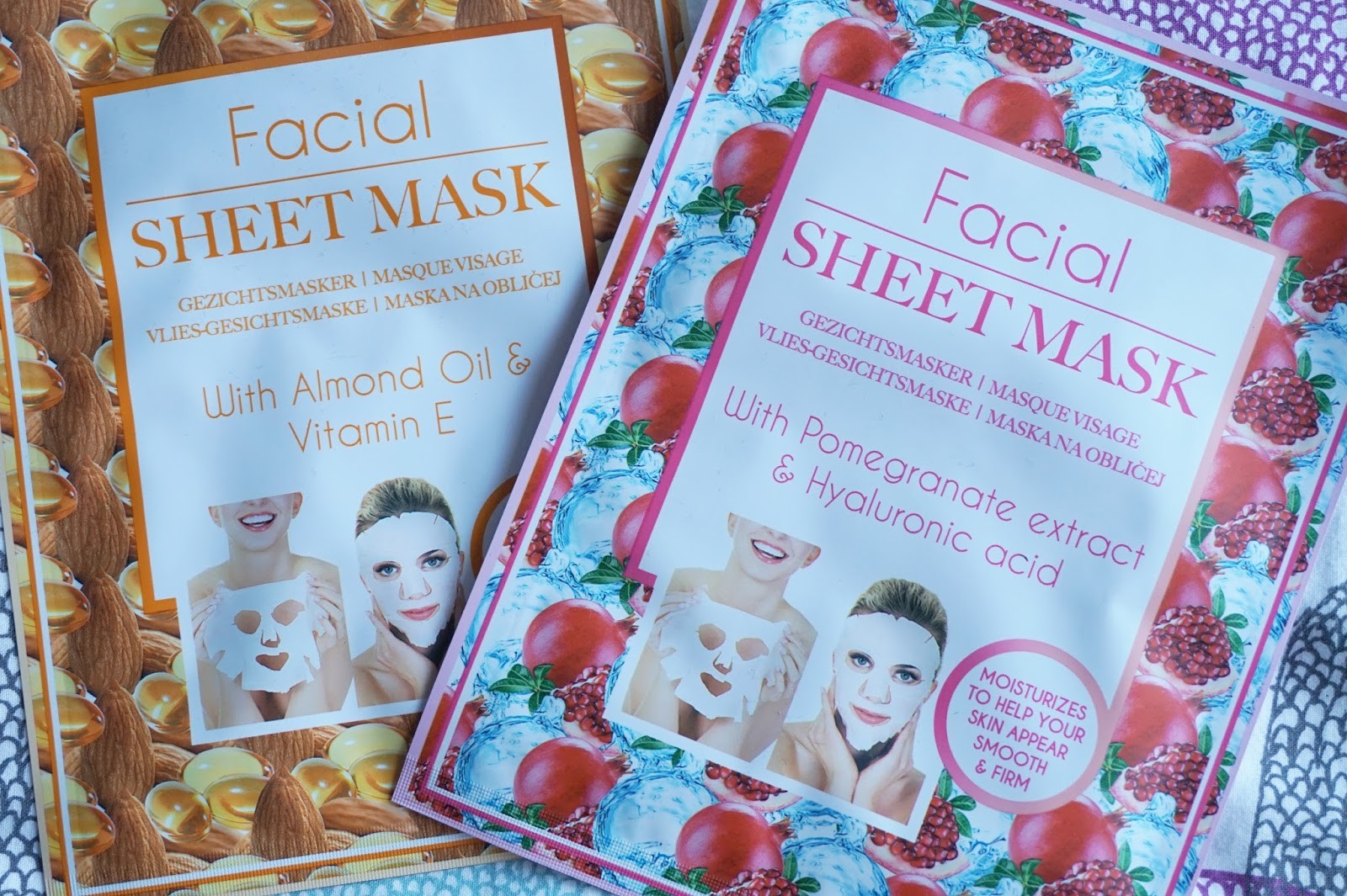 action facial sheet mask