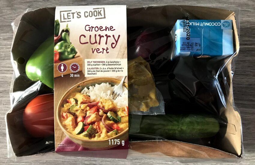 lidl verspakket groene curry