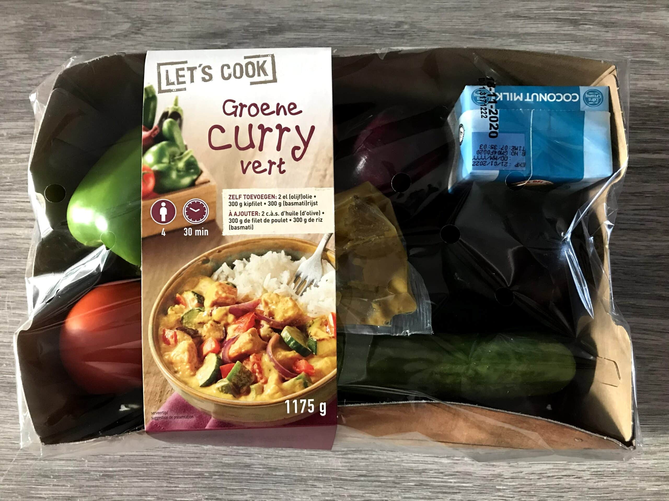 lidl verspakket groene curry