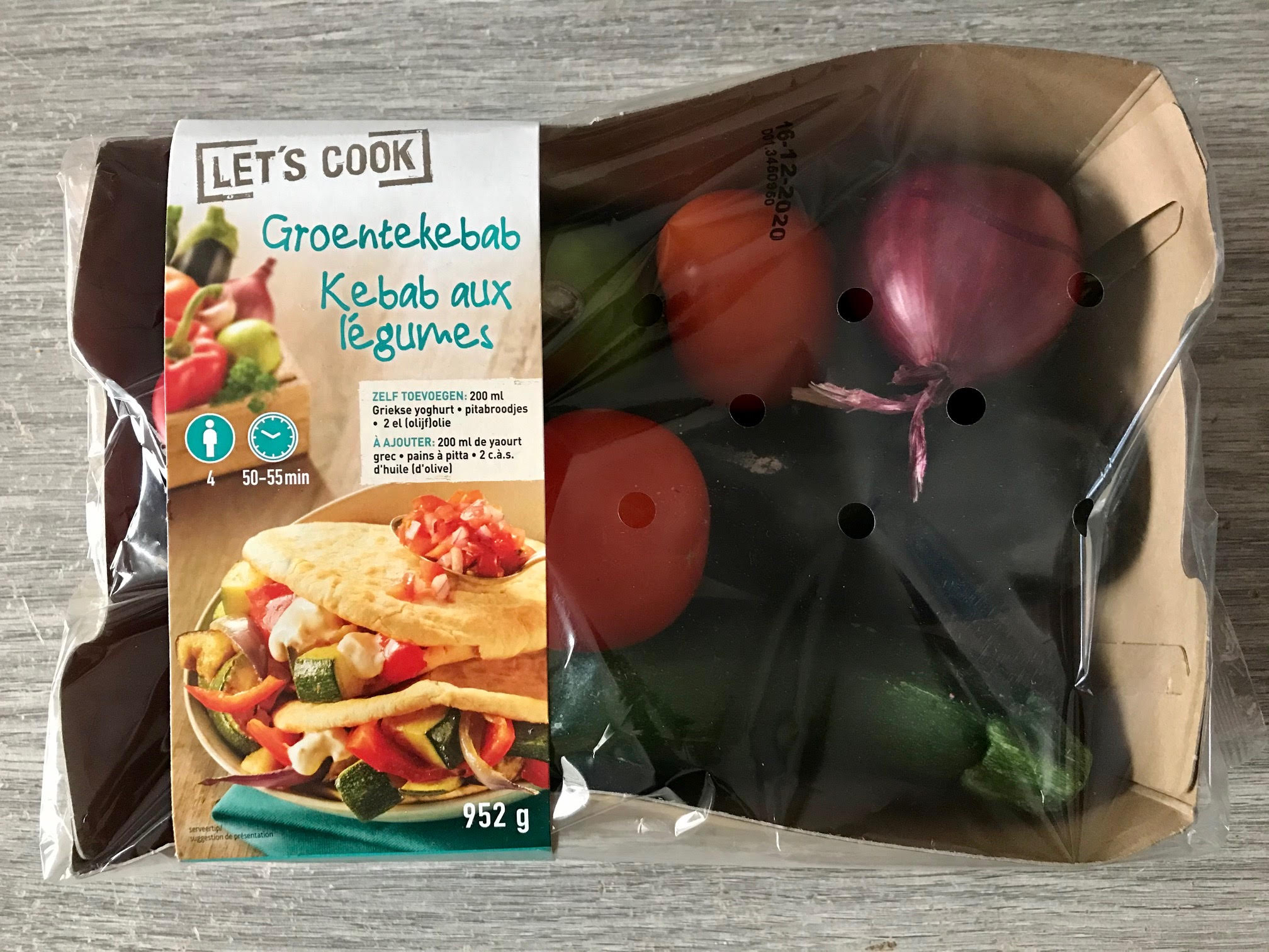 lidl verspakket groentekebab