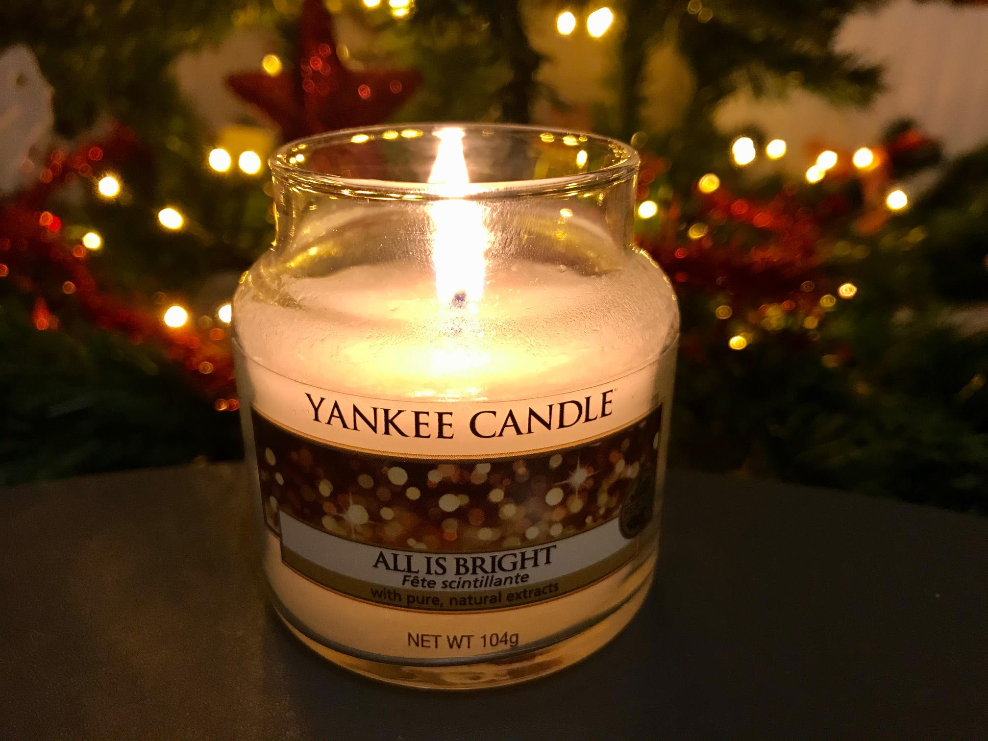 yankee candle all is bright geurkaars