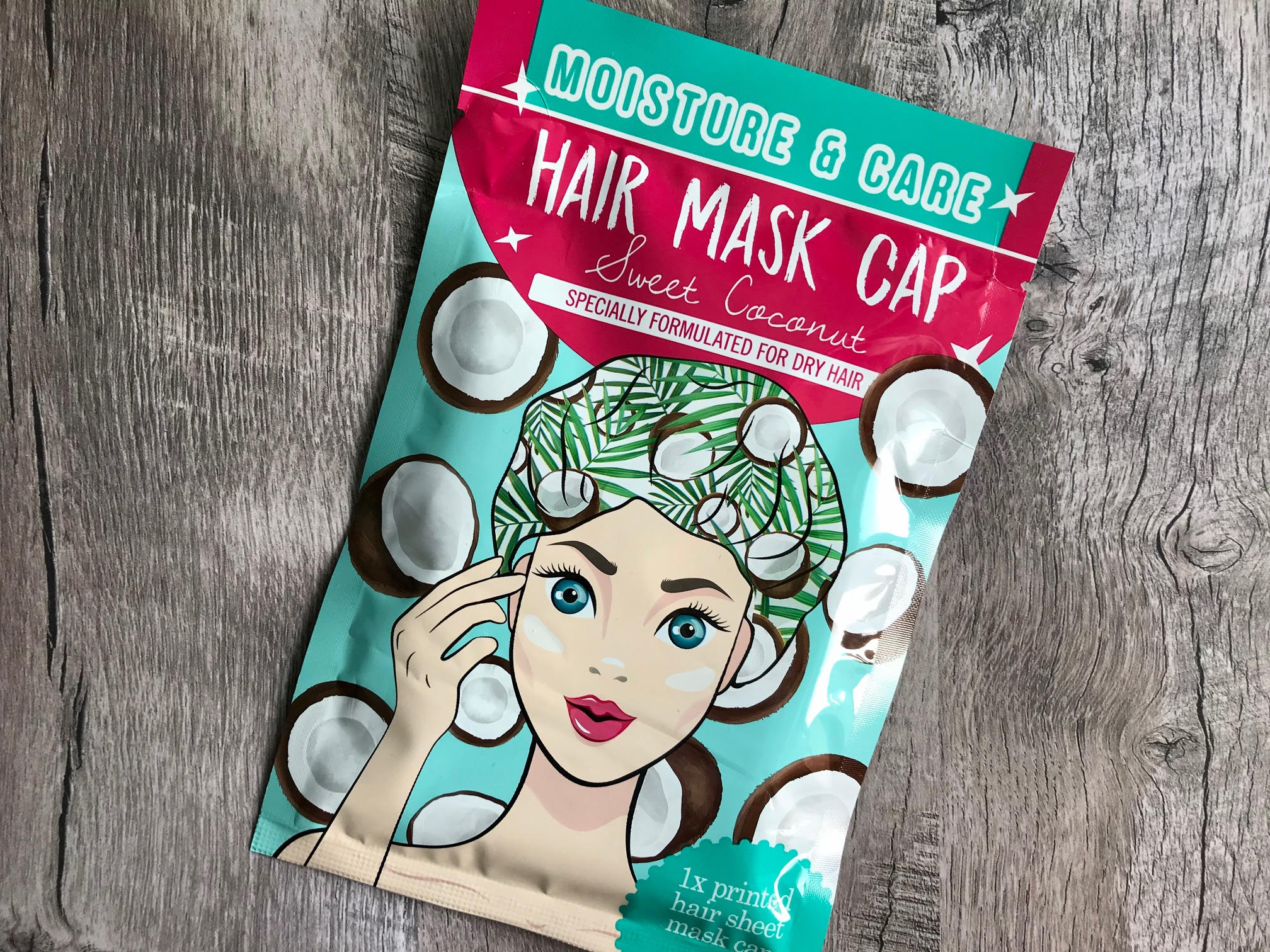 action hair mask cap sweet coconut