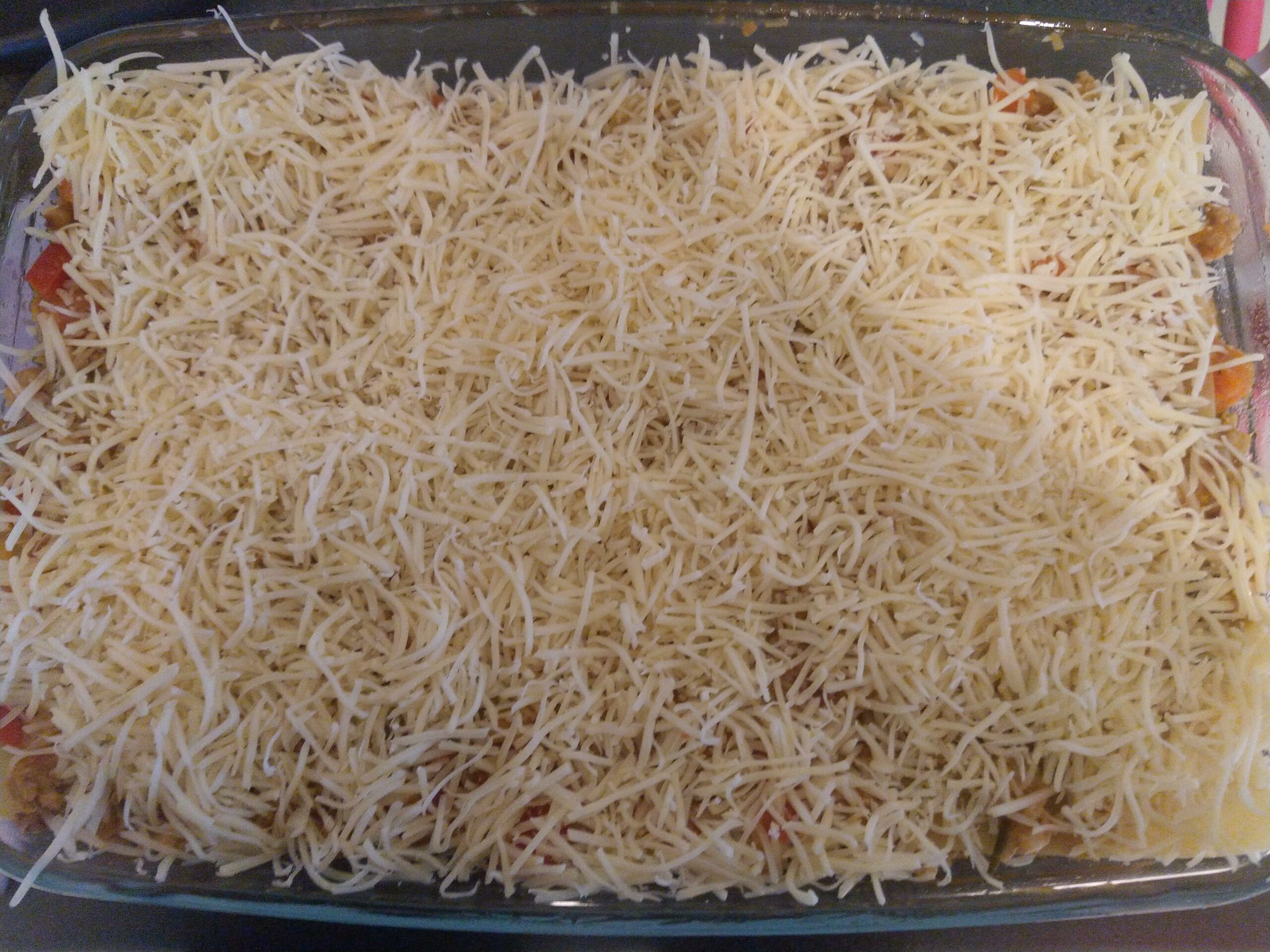 geraspte kaas lasagne