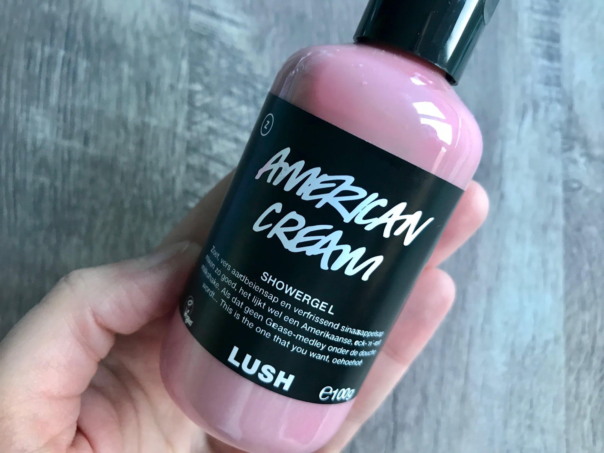 lush american cream showergel