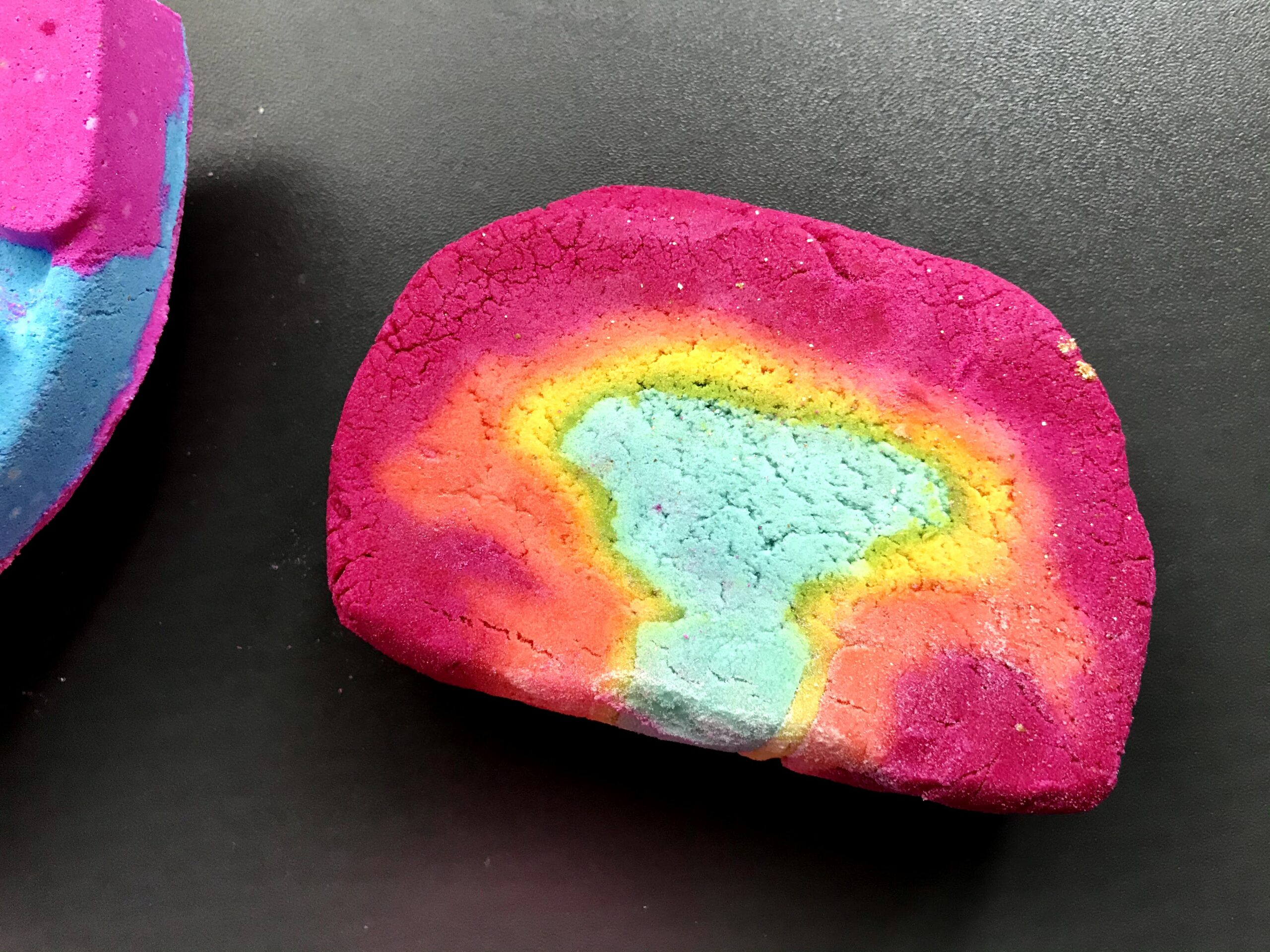 lush rainbow bubble bar