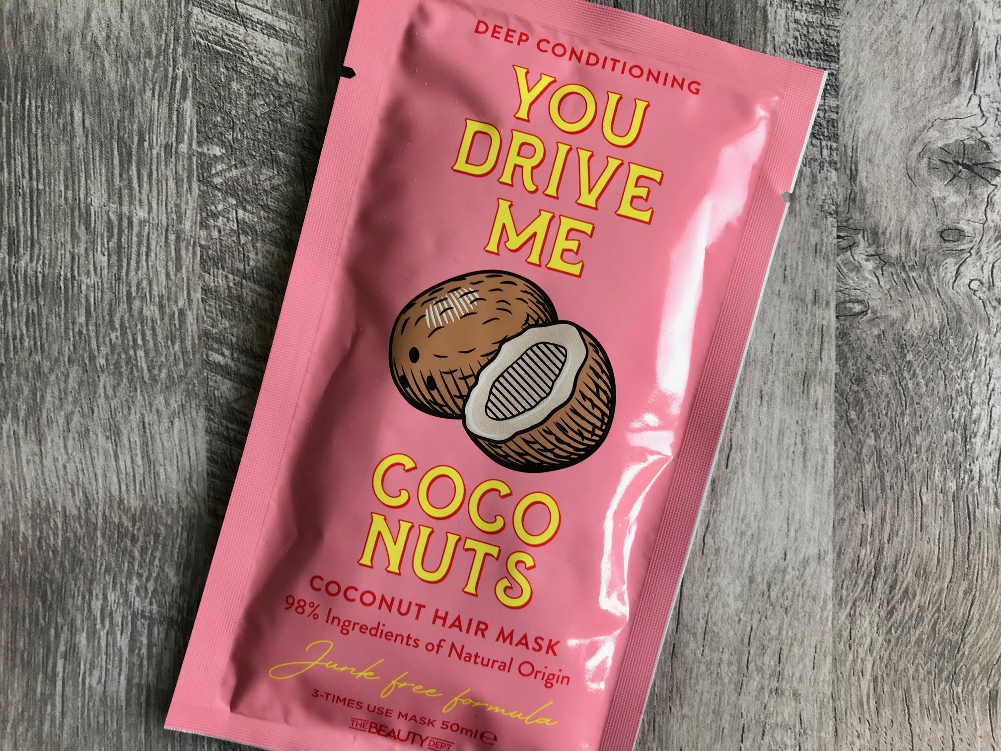 the beauty dept you drive me coco nuts coconut hair mask