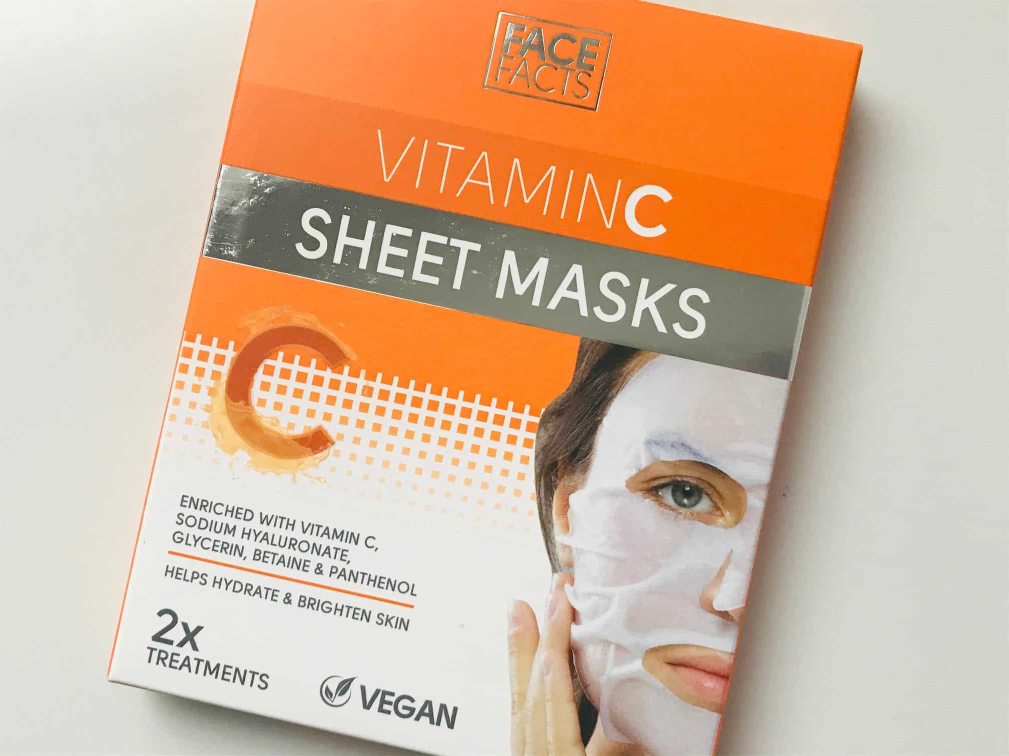 face facts vitamin c sheet mask