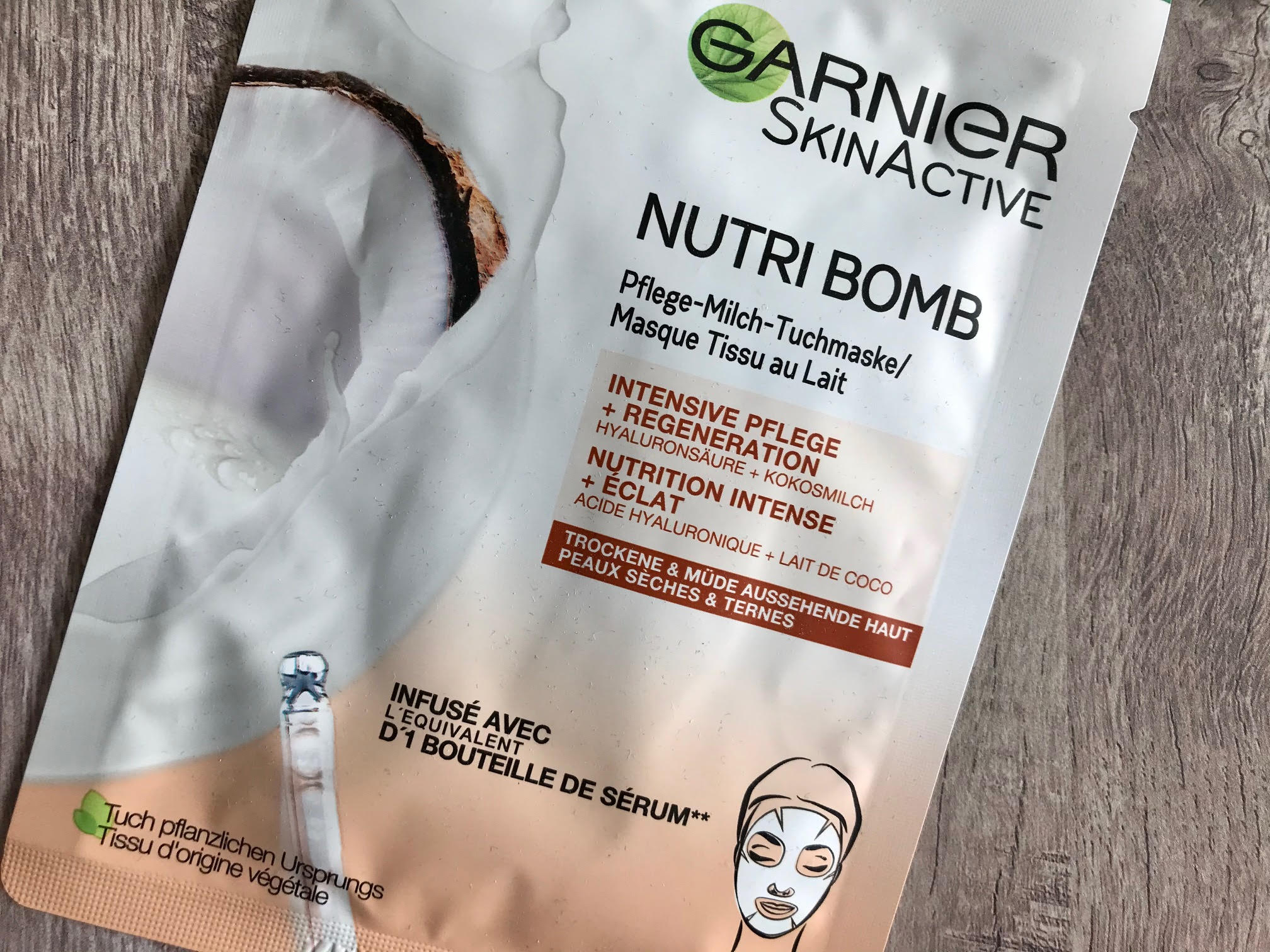 garnier nutri bomb mask kokos