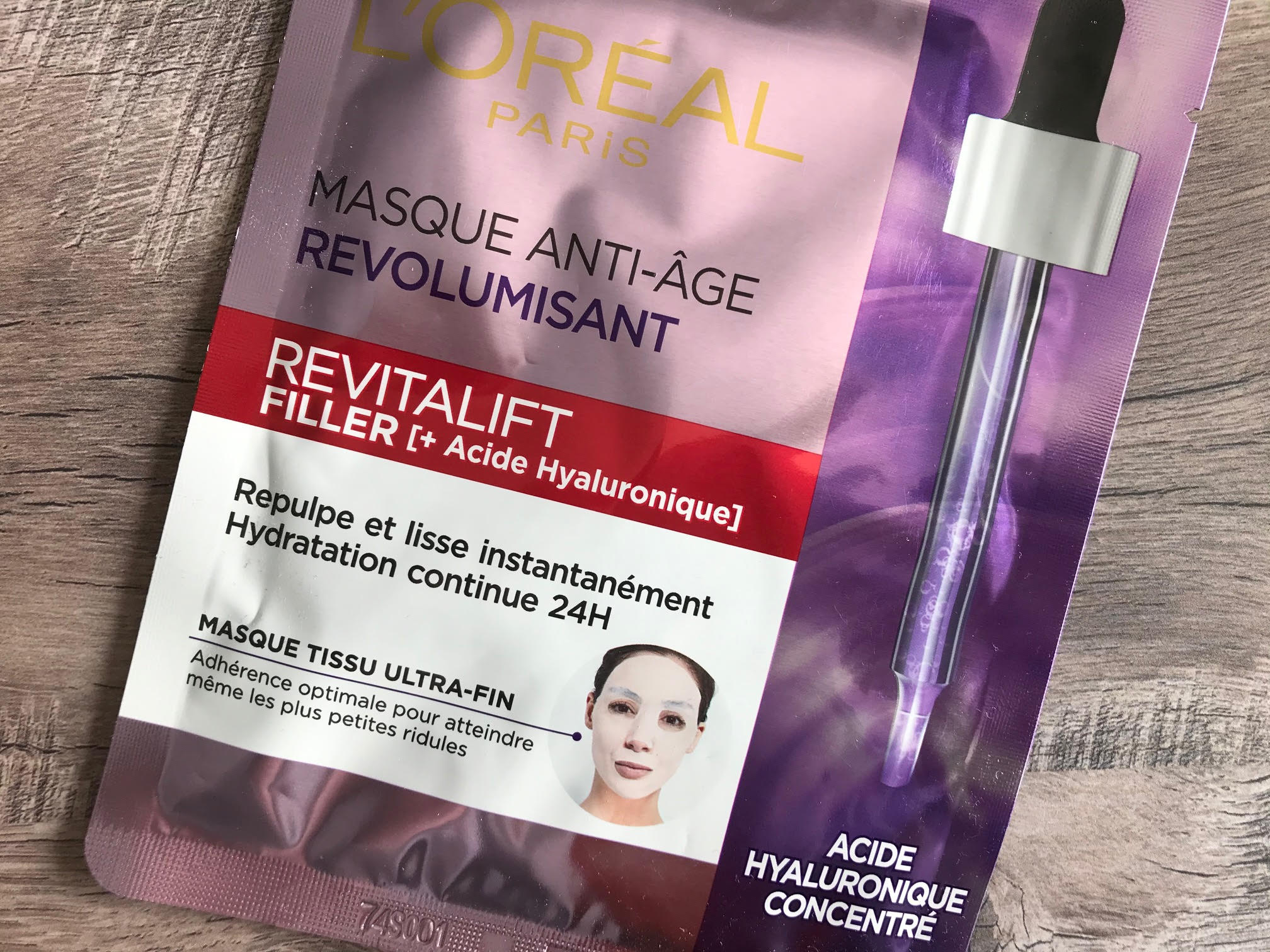 loreal paris revitalift filler tissuemask