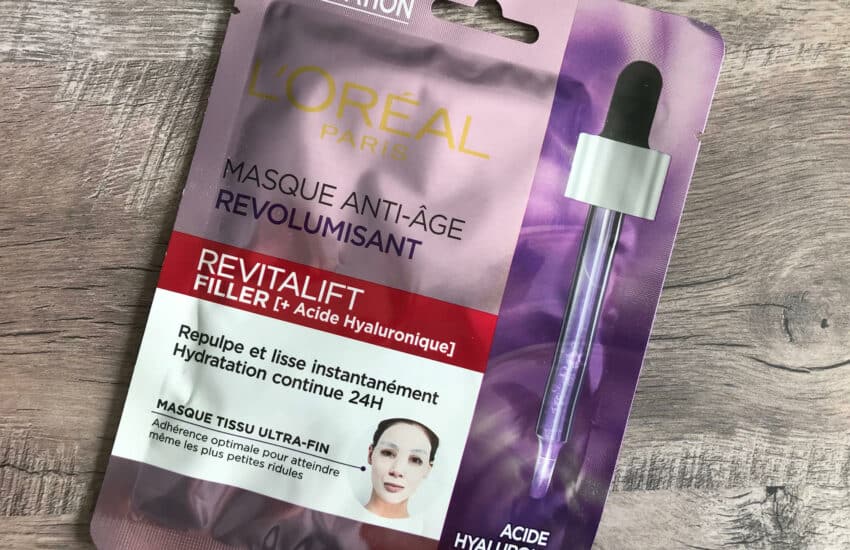 l'oreal paris revitalift filler tissuemasker