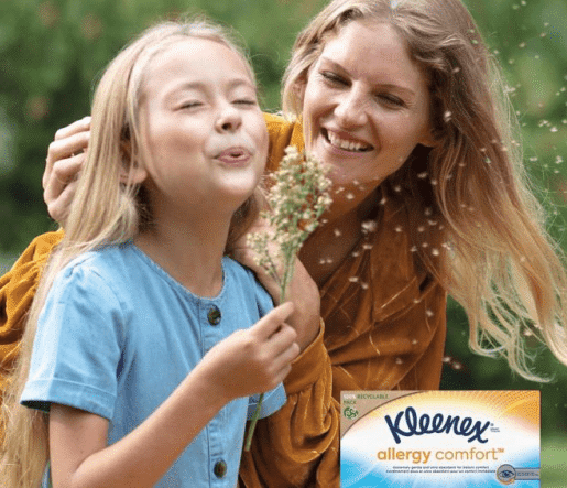 kleenex allergy comfort tissues