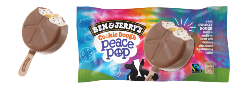 ben & jerrys cookie dough peace pop