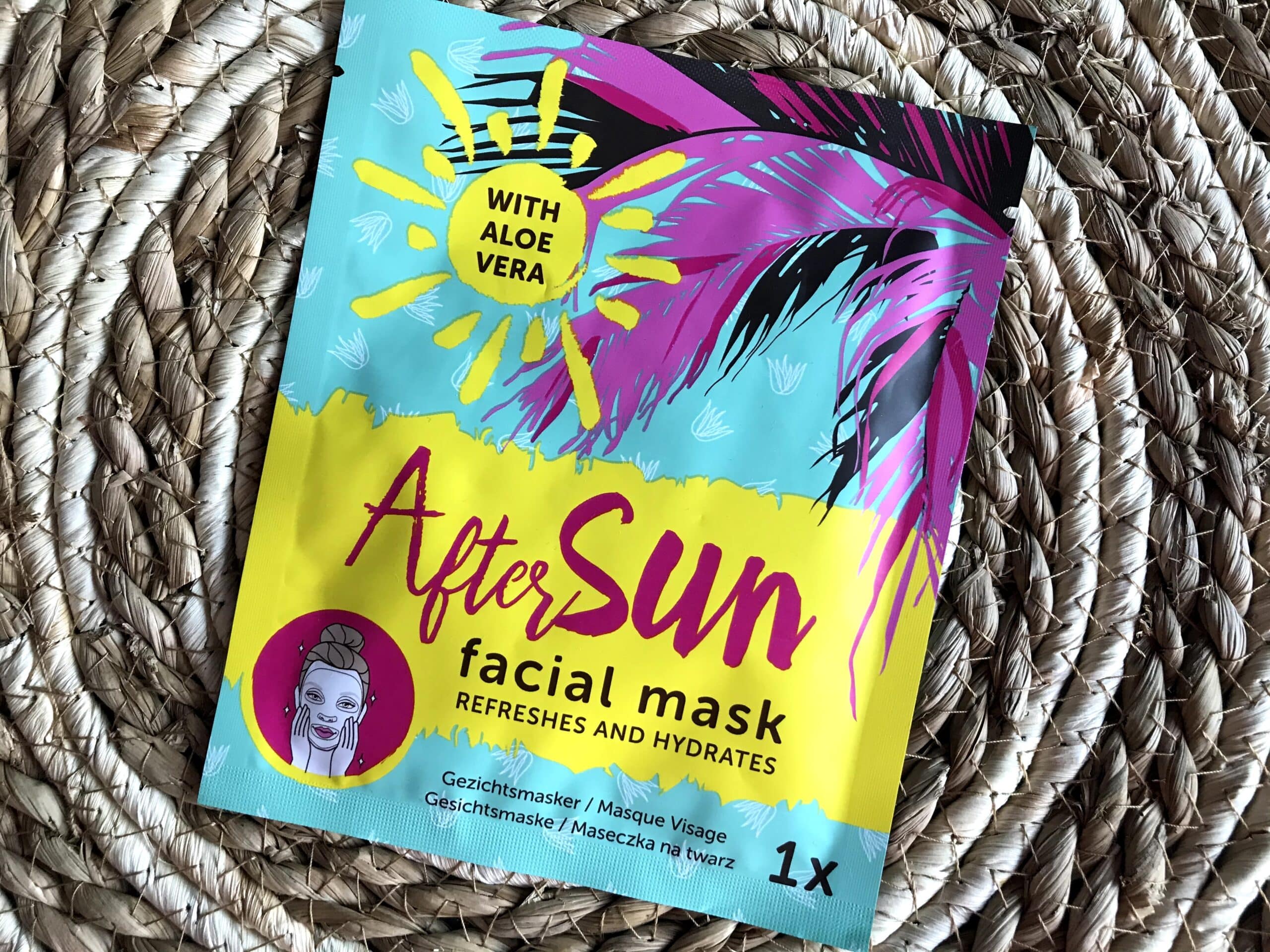 aftersun facial mask