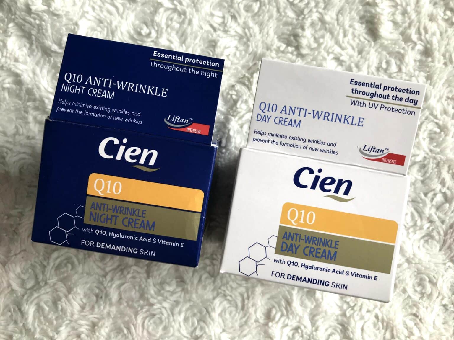 Review Cien Q10 antiwrinkle night cream & day cream (LIDL) Vanessablogt