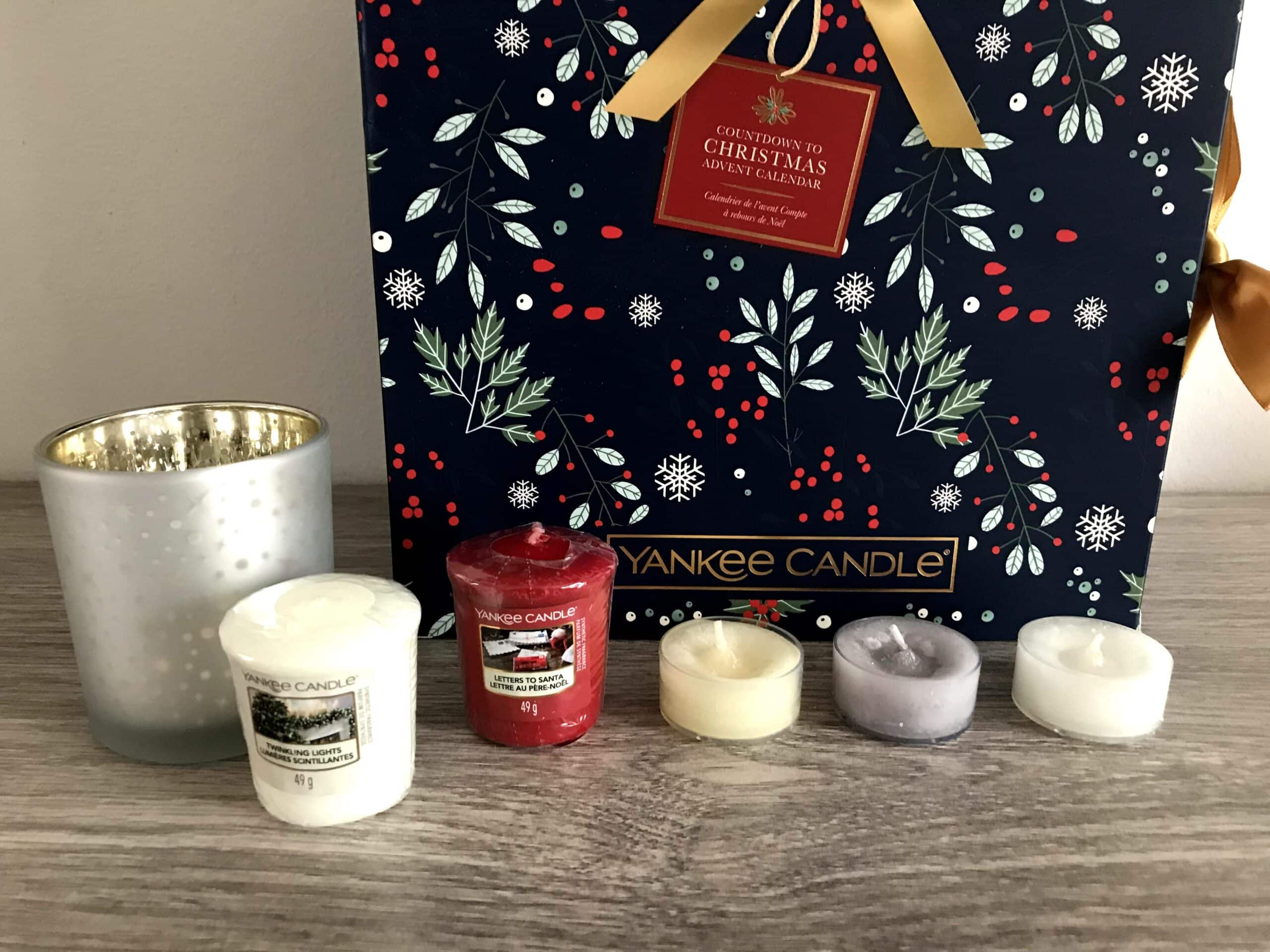 inhoud yankee candle adventskalender 2021