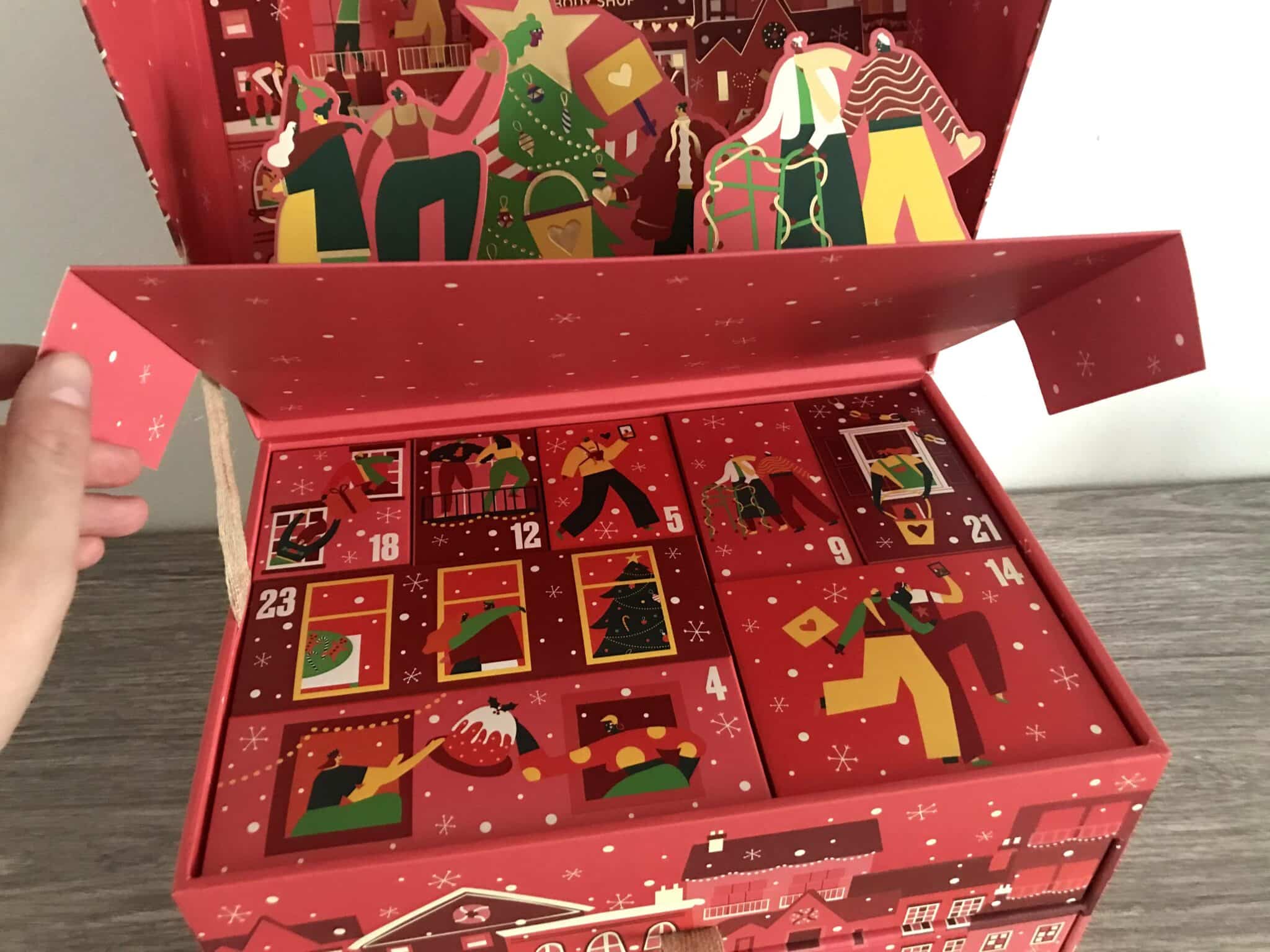 Unboxing The Body Shop adventskalender 2021 Share the Love Vanessablogt