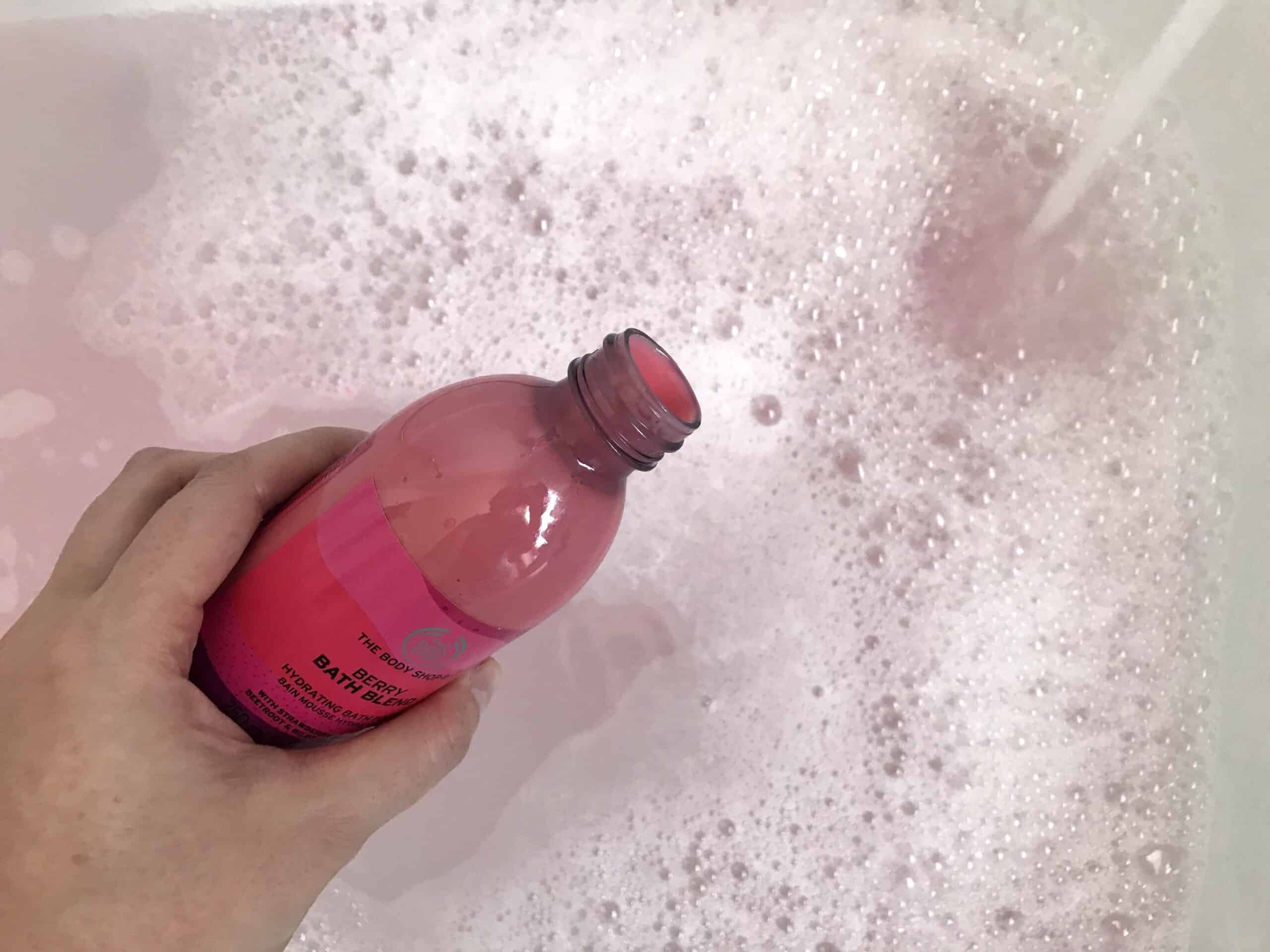 the body shop berry bath blend