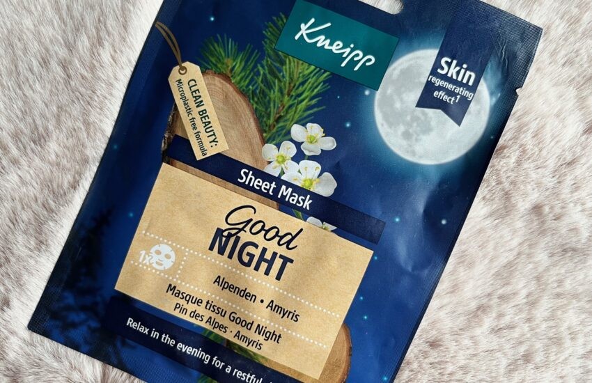kneipp good night sheet mask