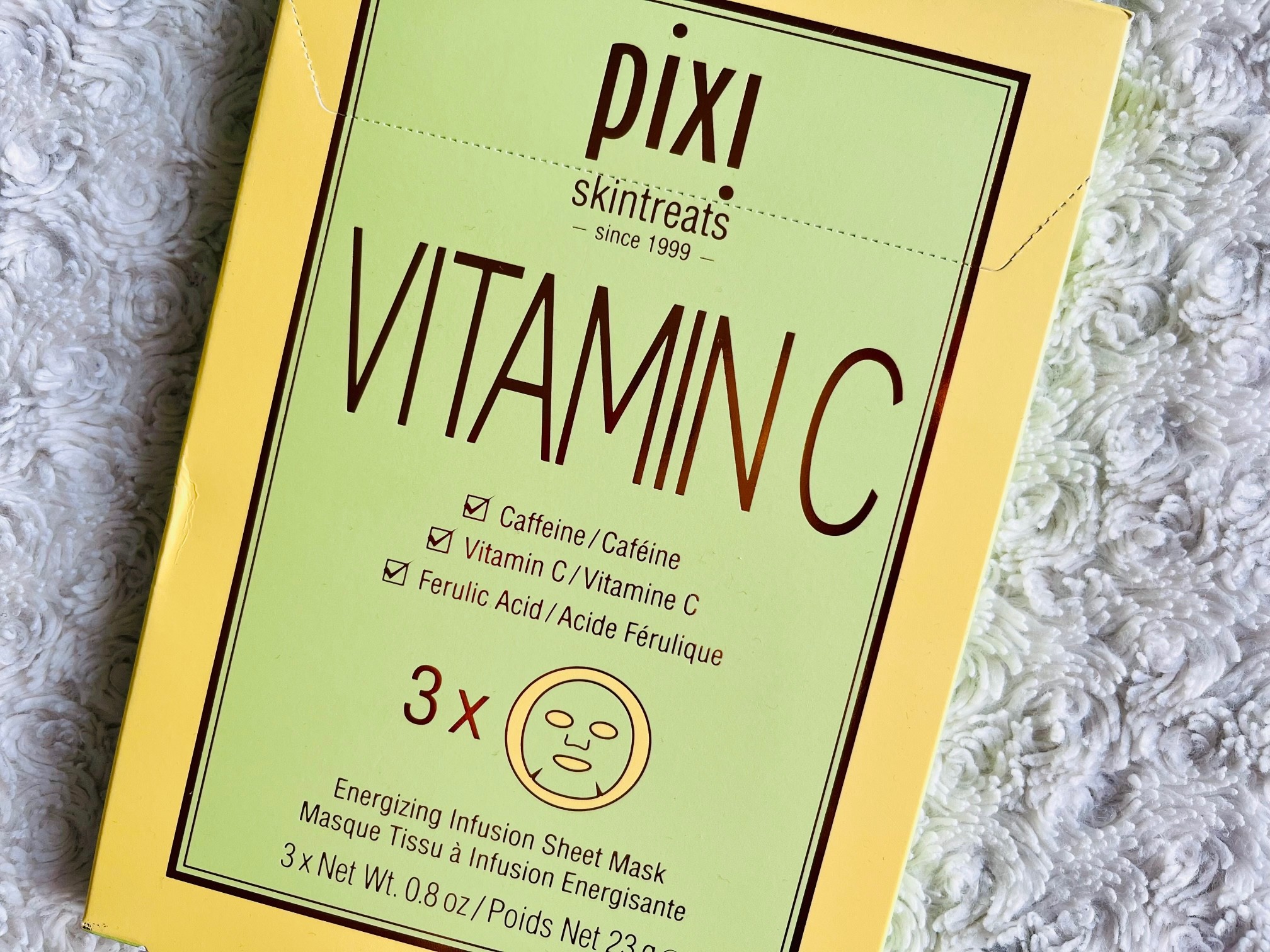 pixi vitamin c sheet mask