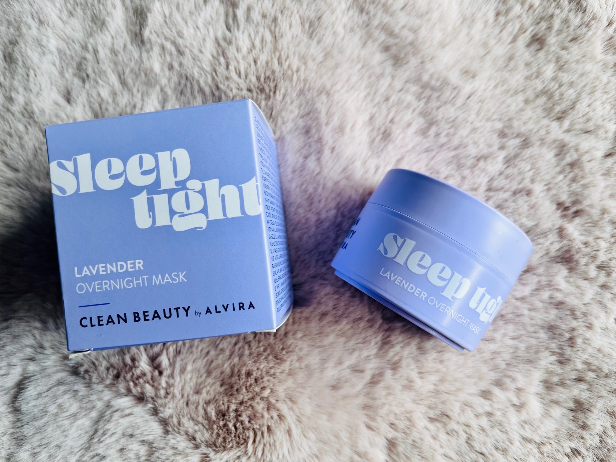 alvira sleep tight overnight mask lavender