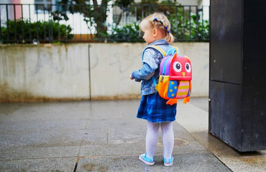 eerste schooldag kleuter