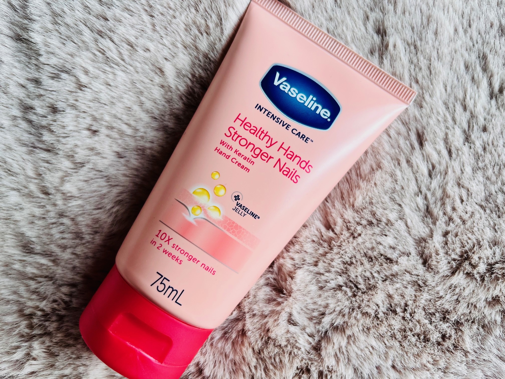 vaseline healthy hands stronger nails handcrème