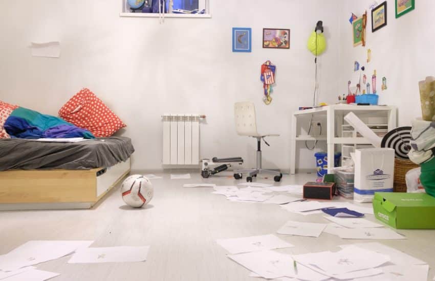 kamer opruimen kind