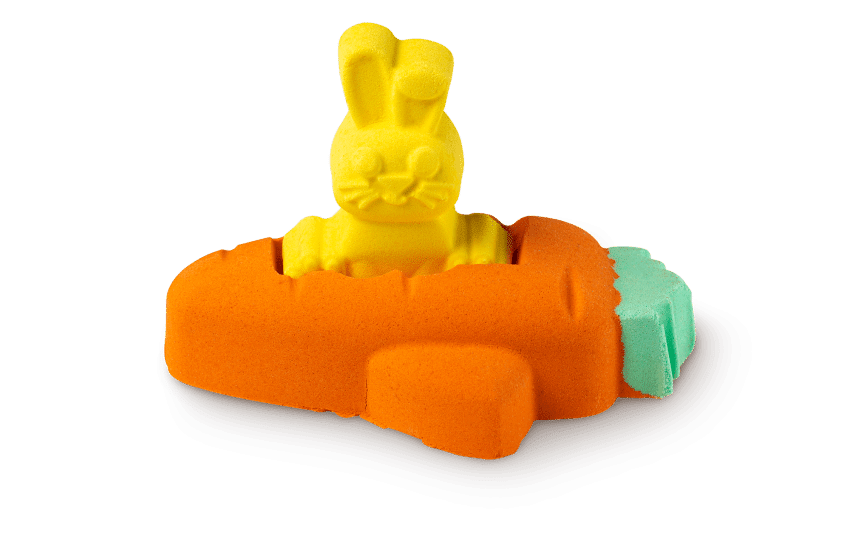 the flying carrot bath bomb