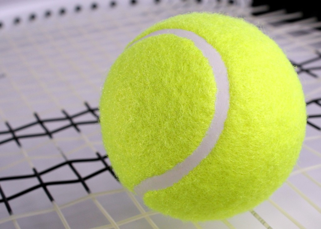 tennisballen in droger