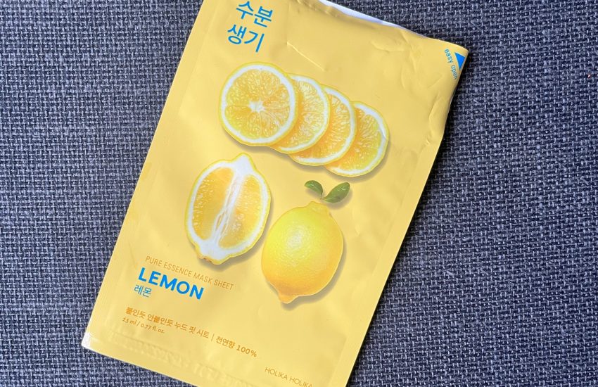 holika holika pure essence mask sheet lemon