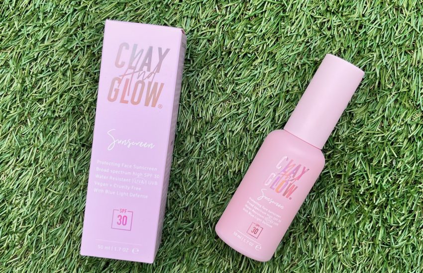clay and glow protecting face sunscreen