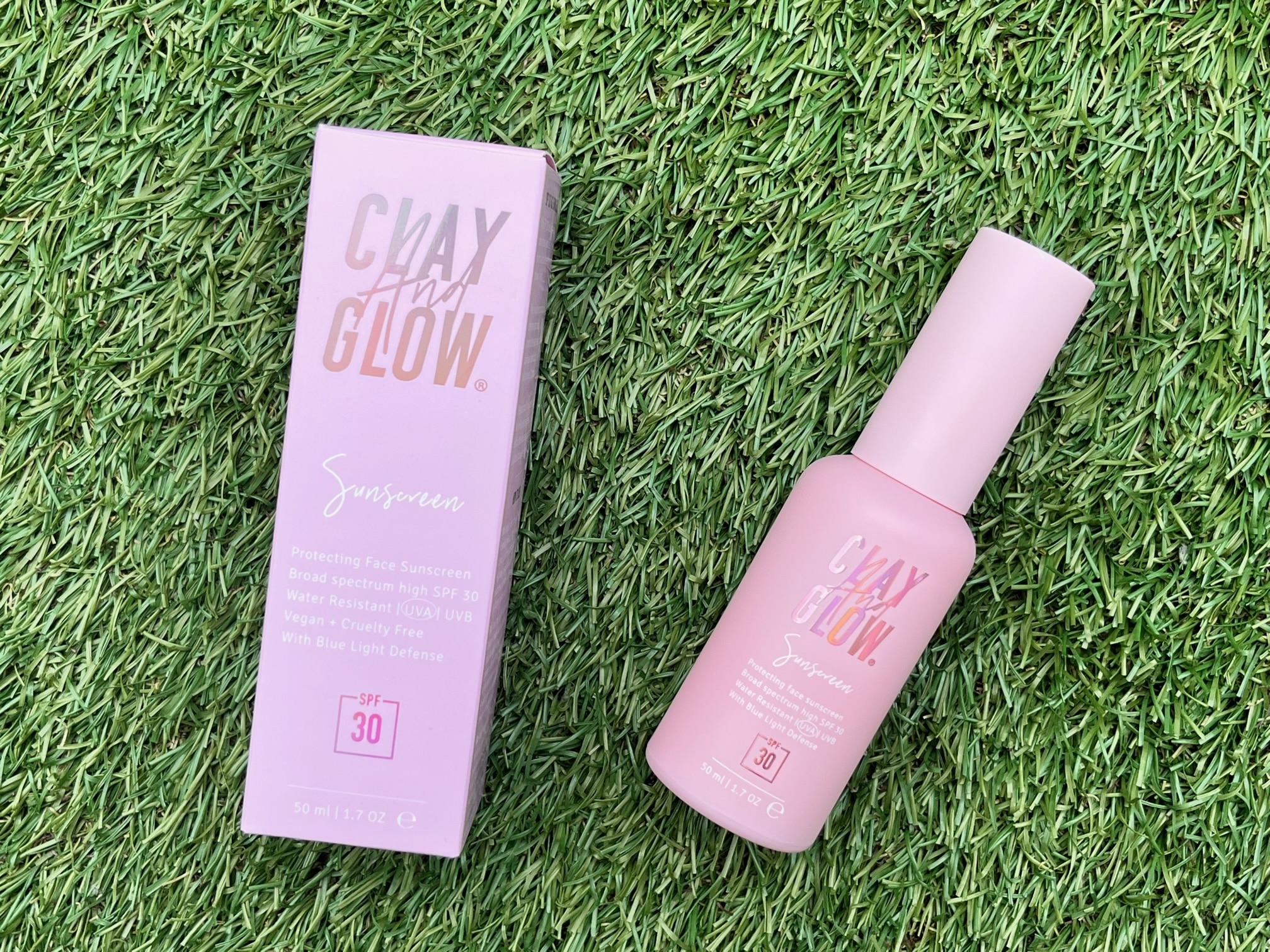 clay and glow protecting face sunscreen