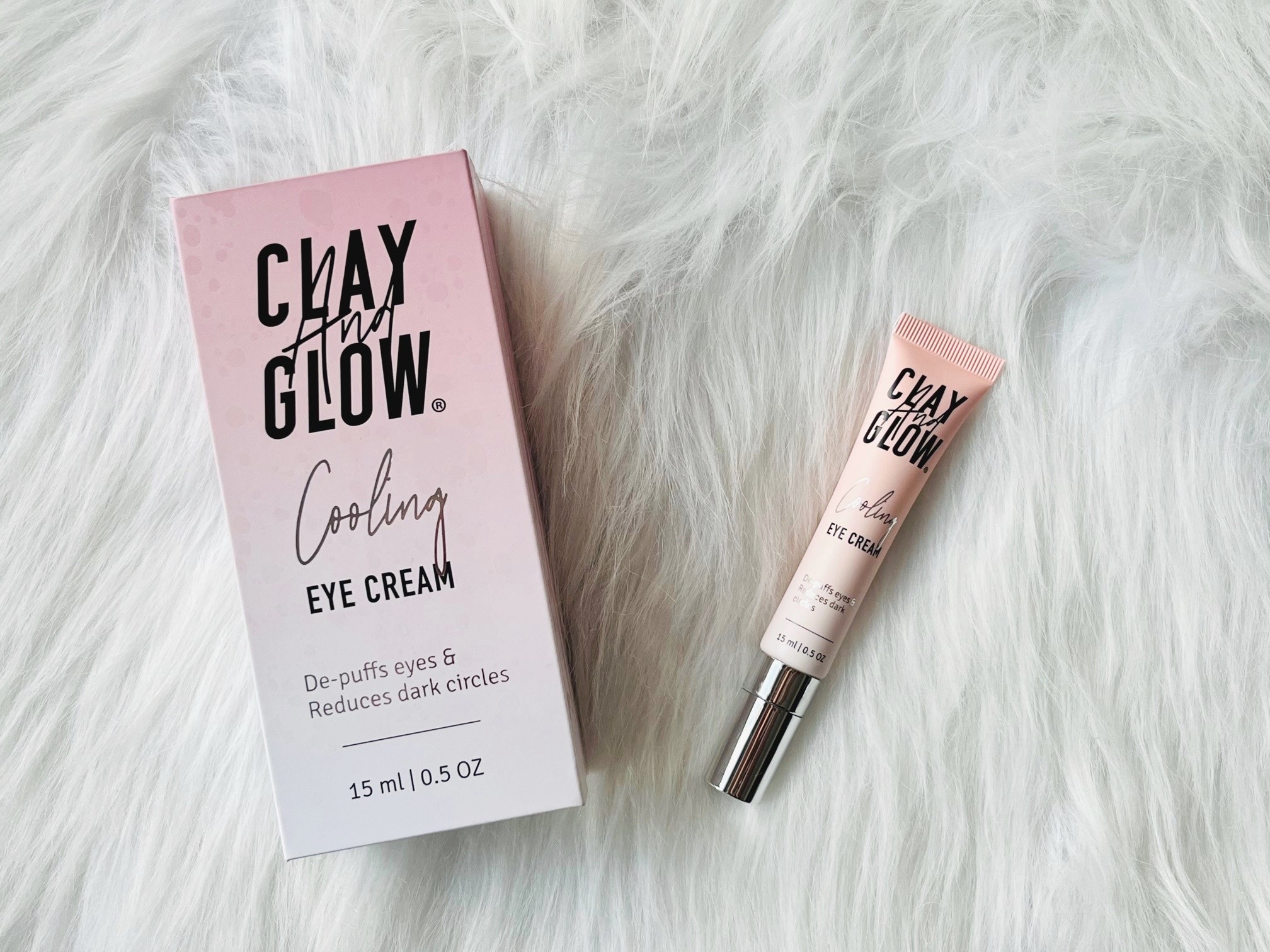 clay and glow cooling eye cream