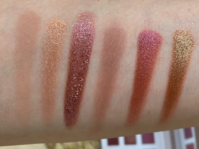 essence blooming wings eyeshadow palette swatches