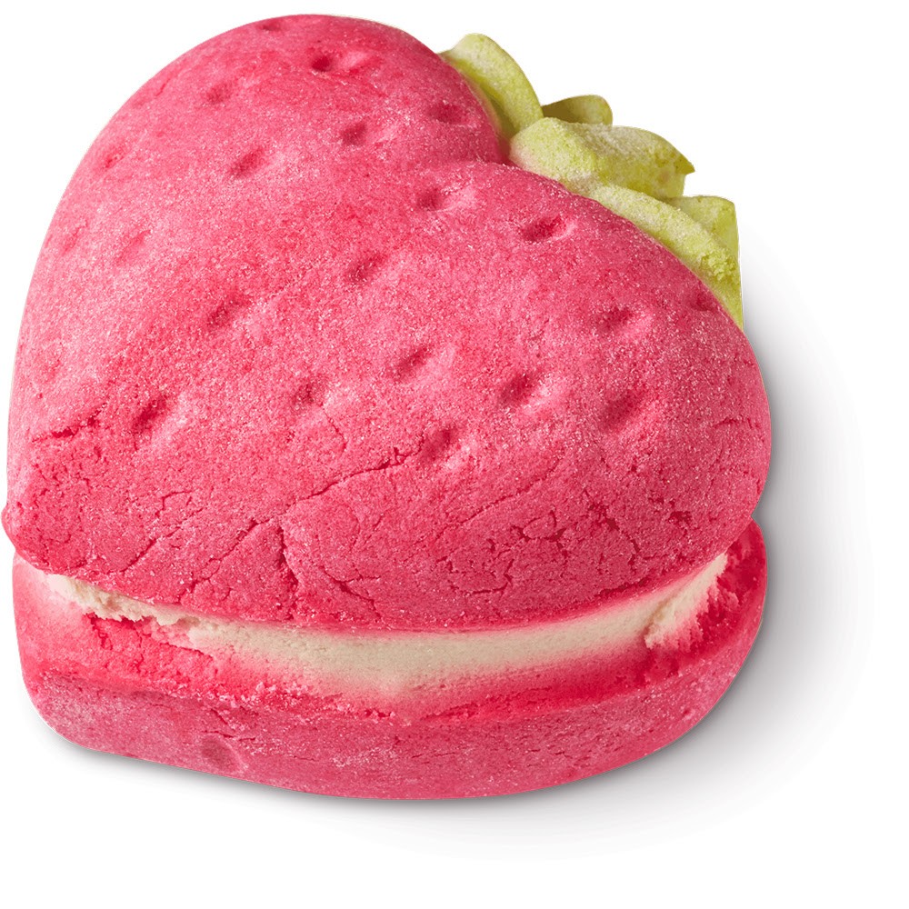 Lush Strawberry Crumble Bubble Bar